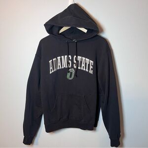 Adams State Grizzlies Hoodie Men’s M Black Embroidered Champion ECO Sweatshirt